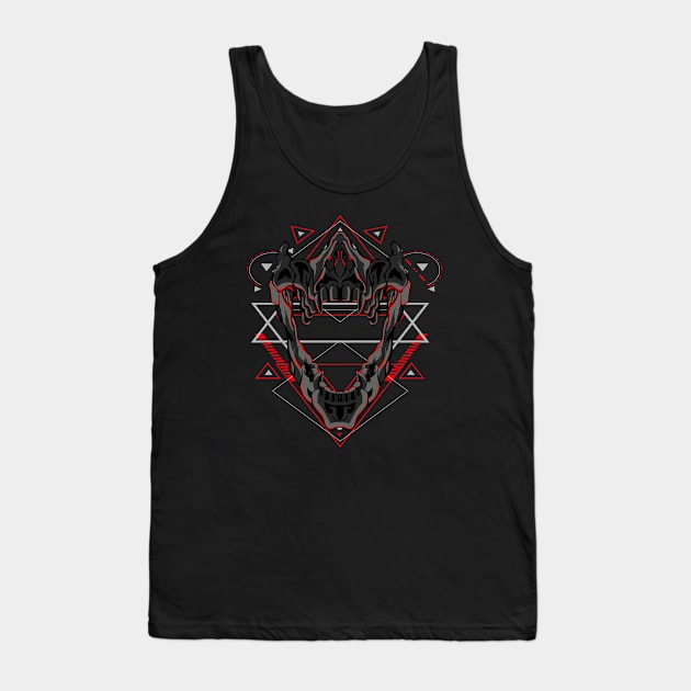 skull mouth Tank Top by SHINIGAMII